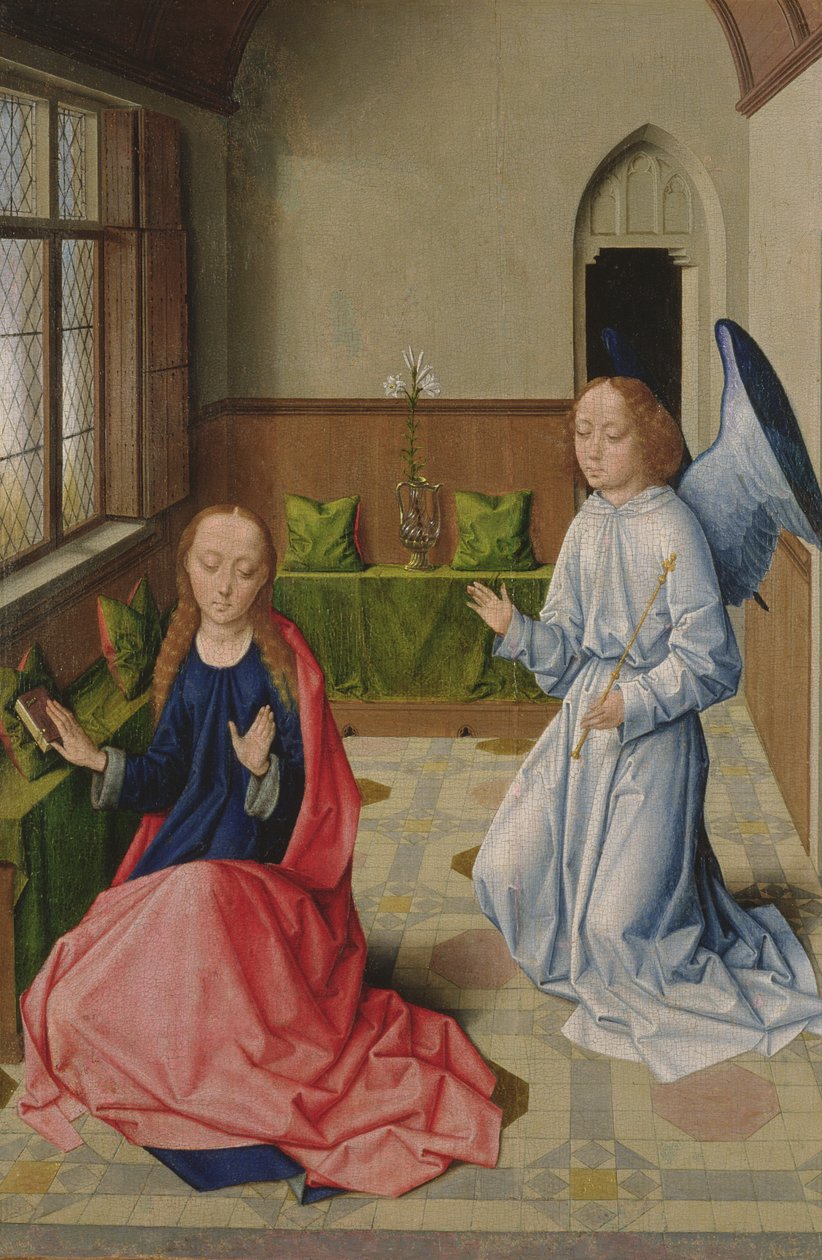 A Anunciação, c.1480 de Dirck Bouts