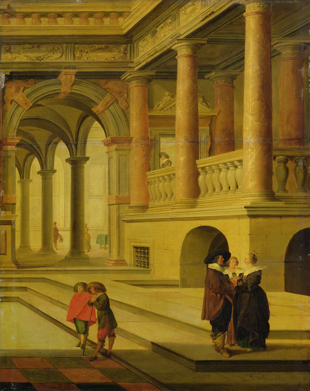 Pátio do palácio de Dirck van Delen