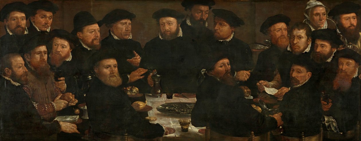 Banquete dos Dezoito Guardas do Esquadrão L, Amsterdam 1566, conhecido como 