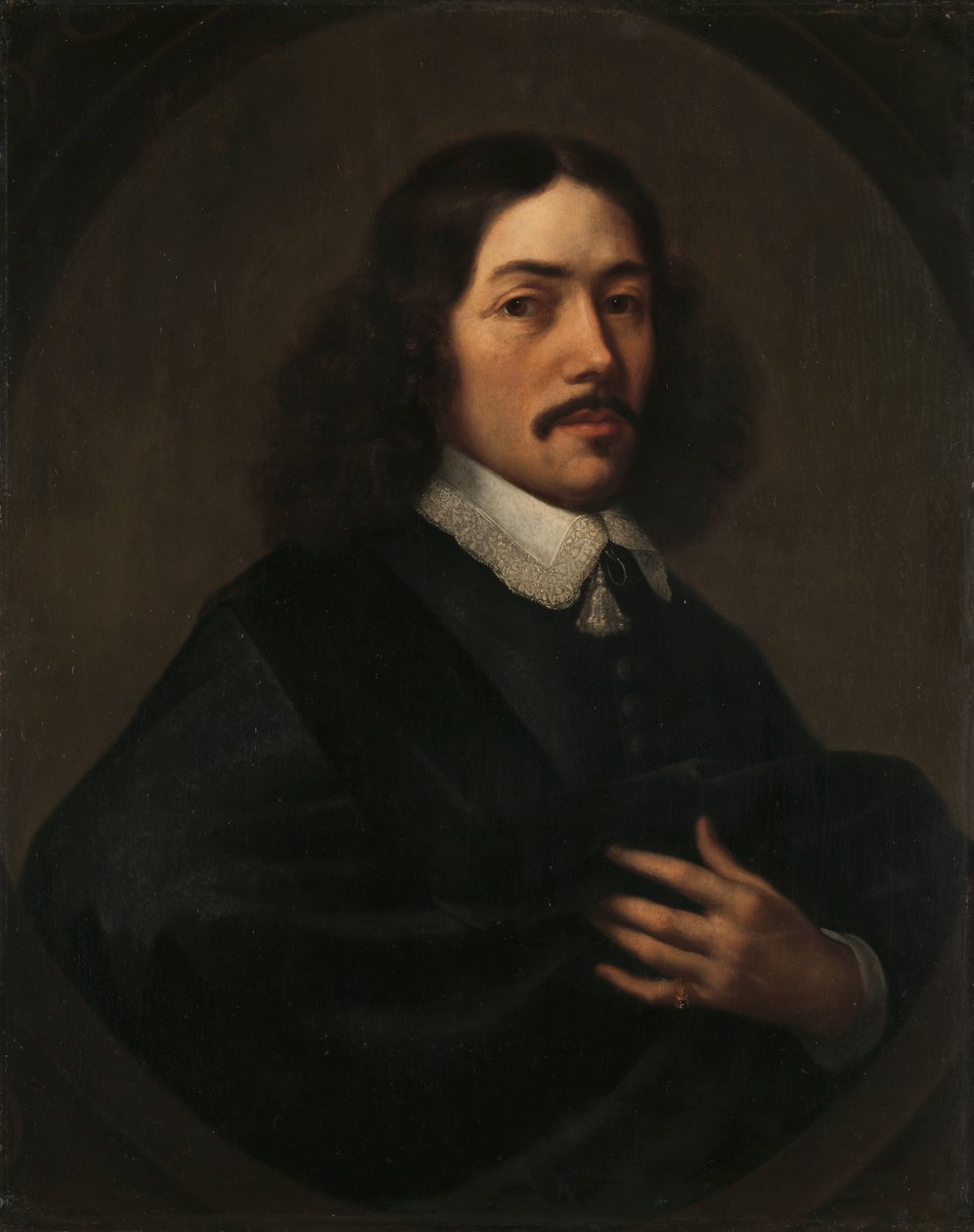 Retrato de um homem, pensado para ser Bartholomeus Vermuyden (1616/17-1650) de Dirck Craey
