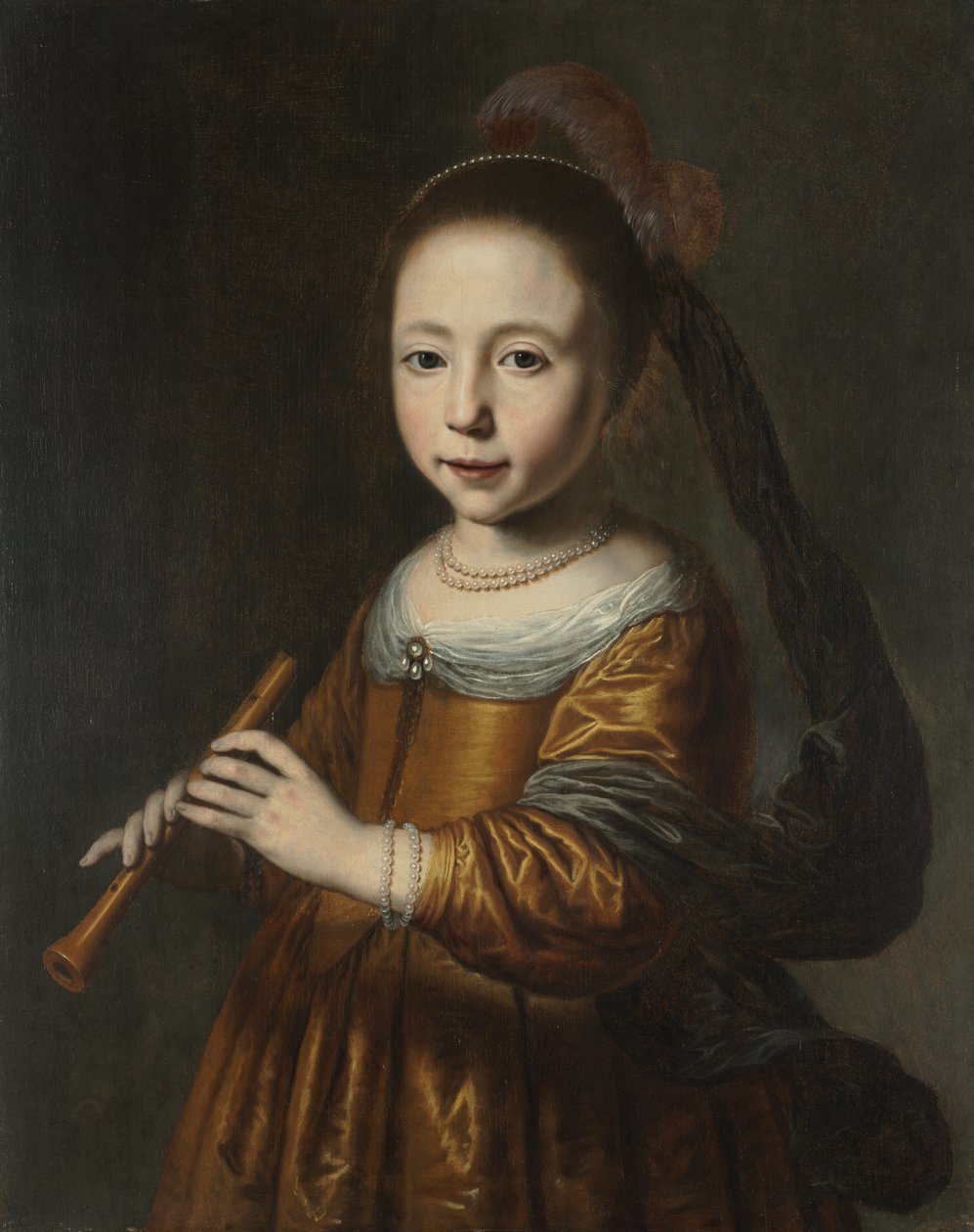 Retrato de Elizabeth Spiegel de Dirck Dircksz. Santvoort