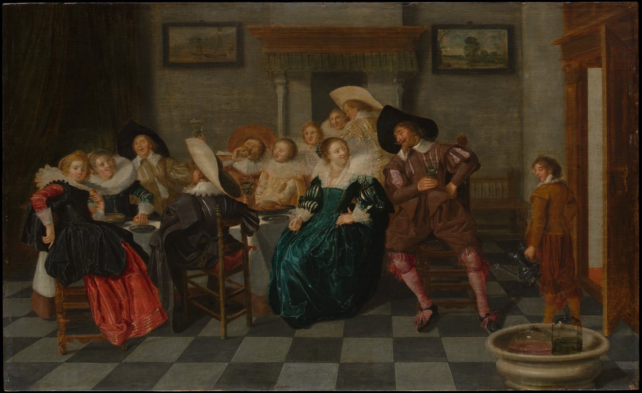Um banquete de Dirck Hals
