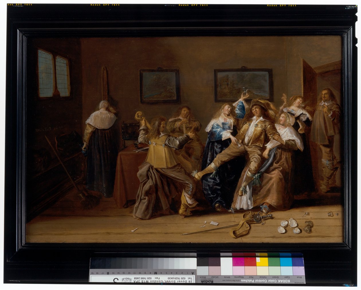 Uma companhia alegre num interior de Dirck Hals