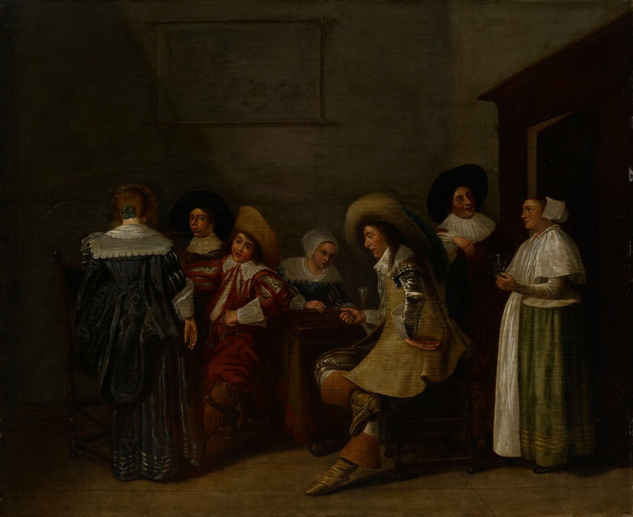 Uma alegre companhia de Dirck Hals
