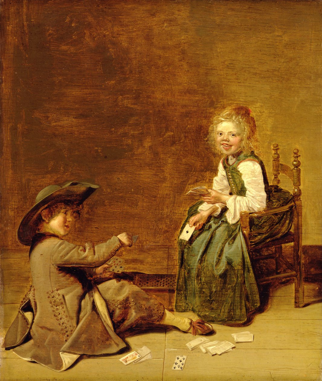 Cartas de jogar para crianças, 1631 de Dirck Hals