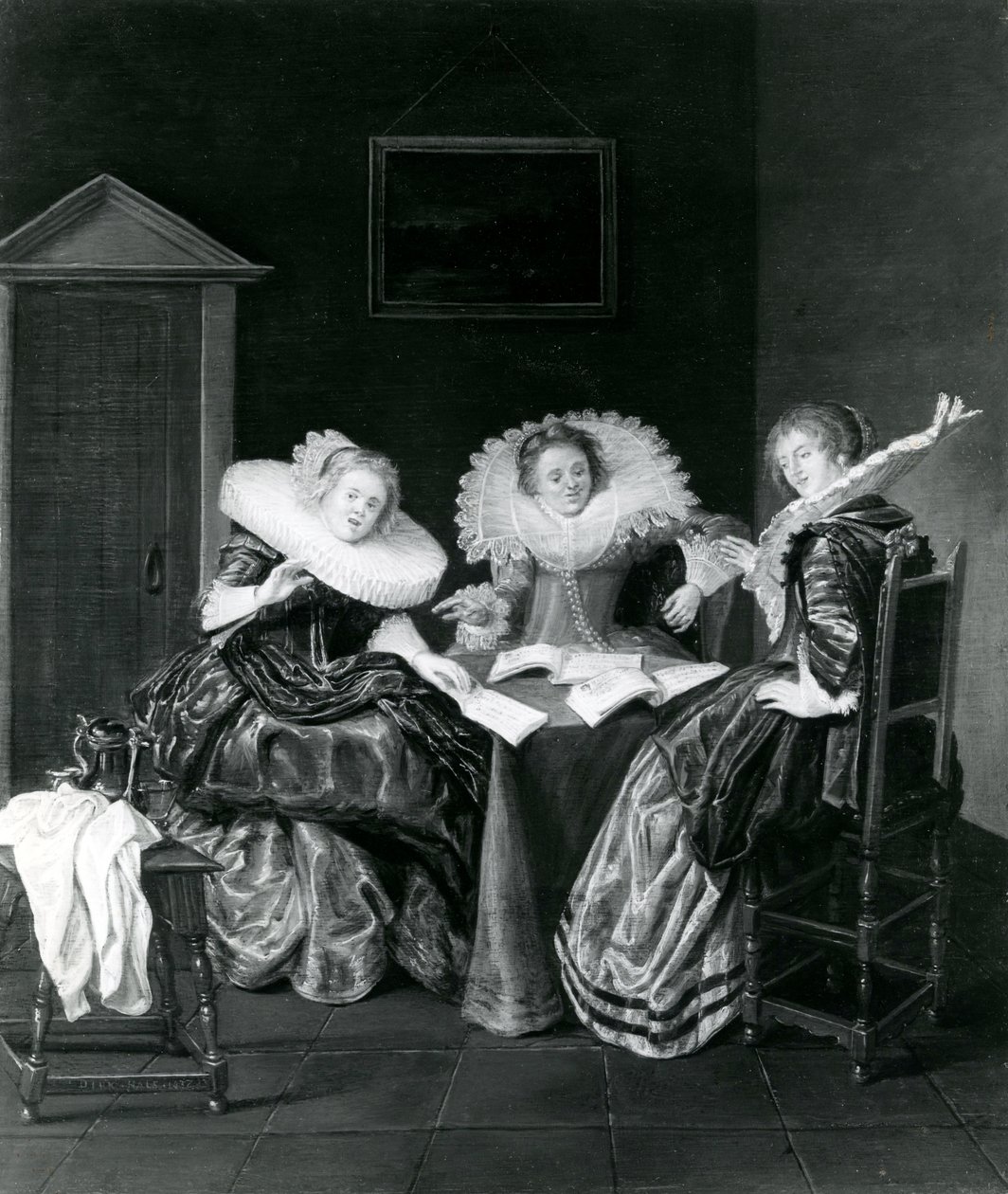 Cena musical, 1637 de Dirck Hals