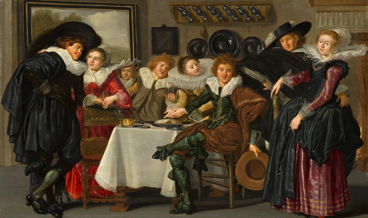 Companhia alegre de Dirck Hals