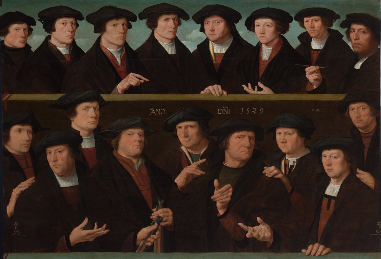 Um grupo de guardas de Dirck Jakobsz