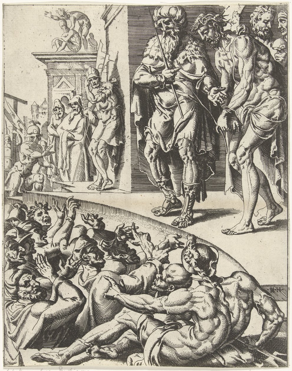 Ecce Homo
A queda e a redenção da humanidade através da vida e da paixão de Cristo (título da série) de Dirck Volckertsz. Coornhert (attributed to)