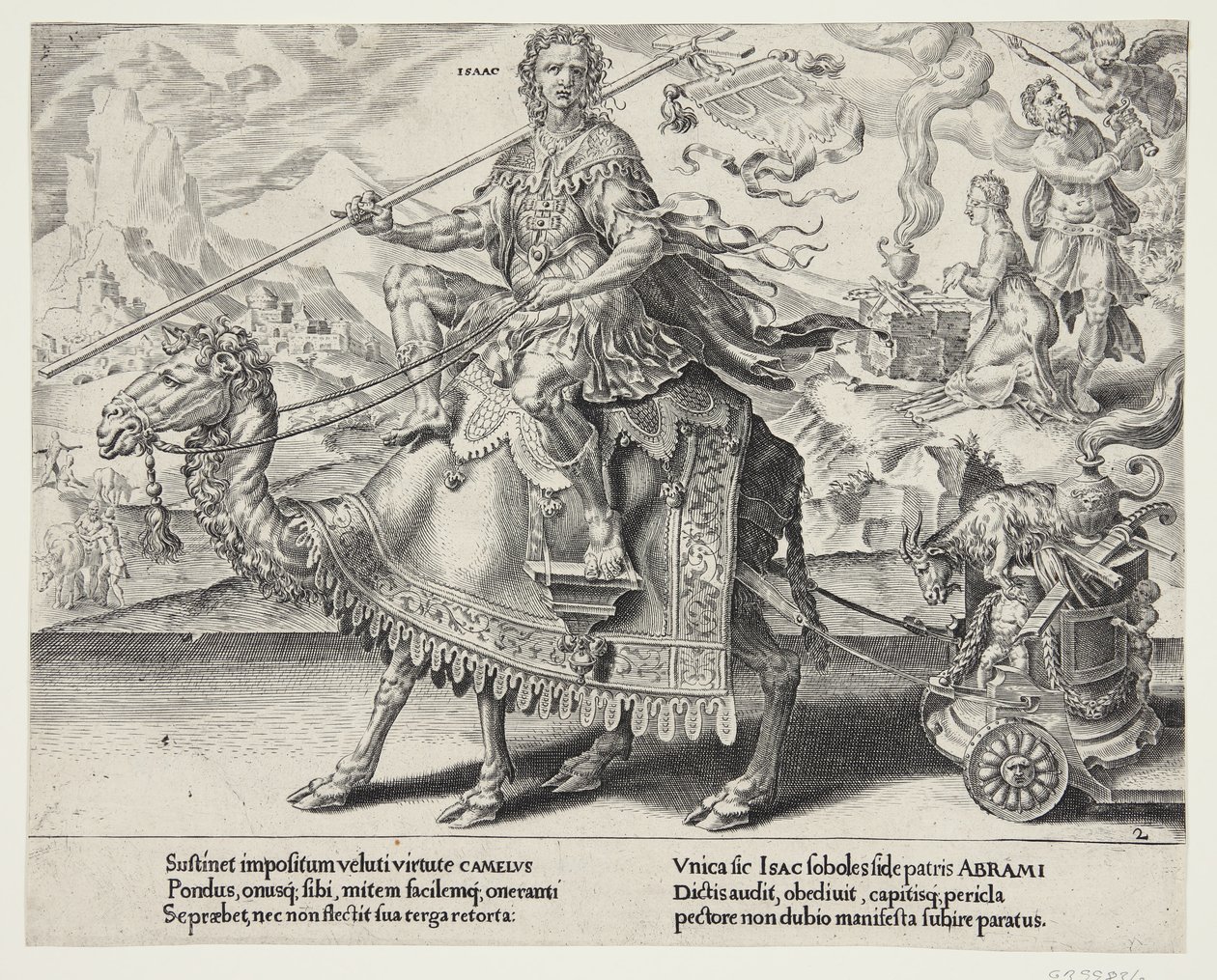 O triunfo de Isaque de Dirck Volckertsz. Coornhert