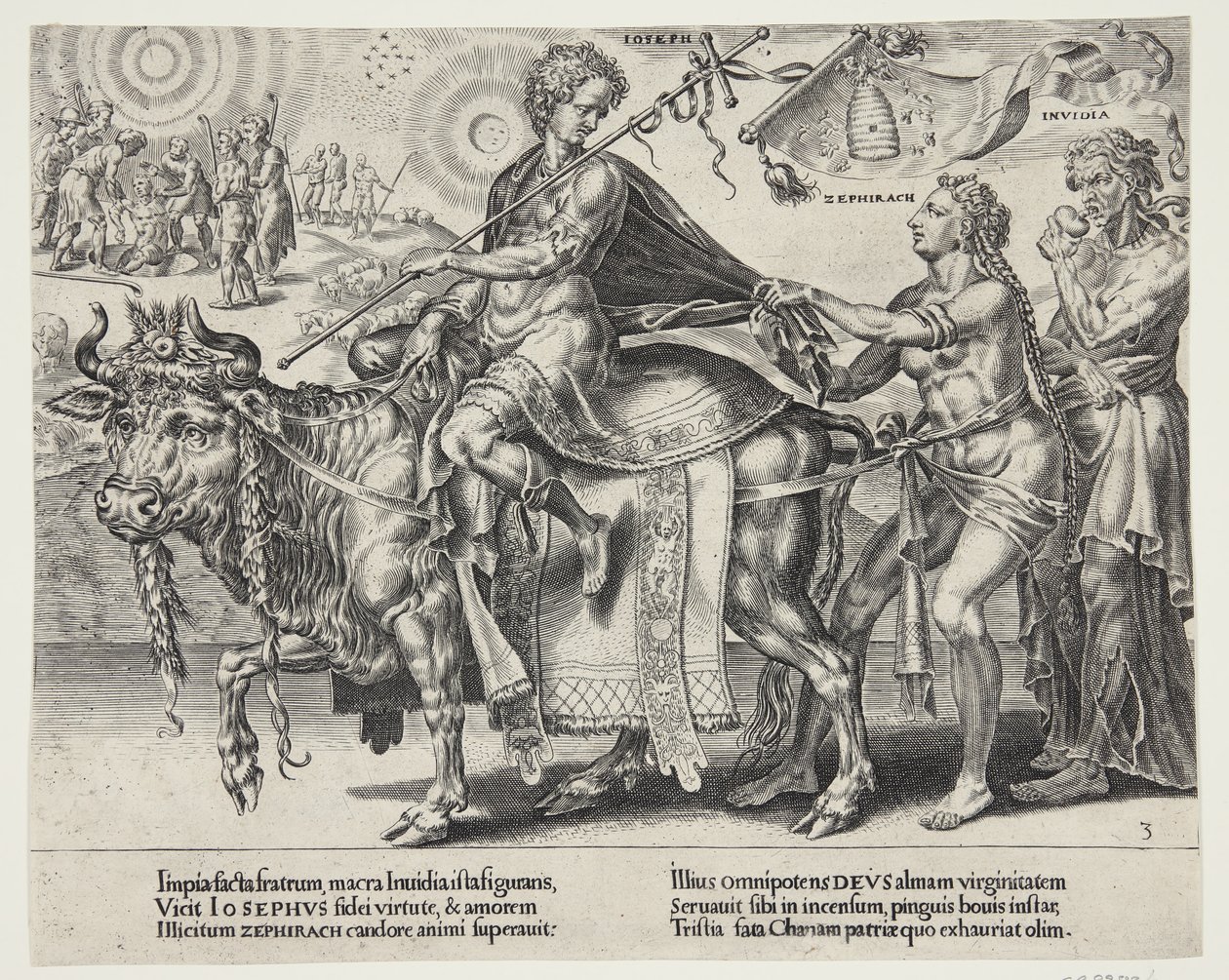 O triunfo de José de Dirck Volckertsz. Coornhert