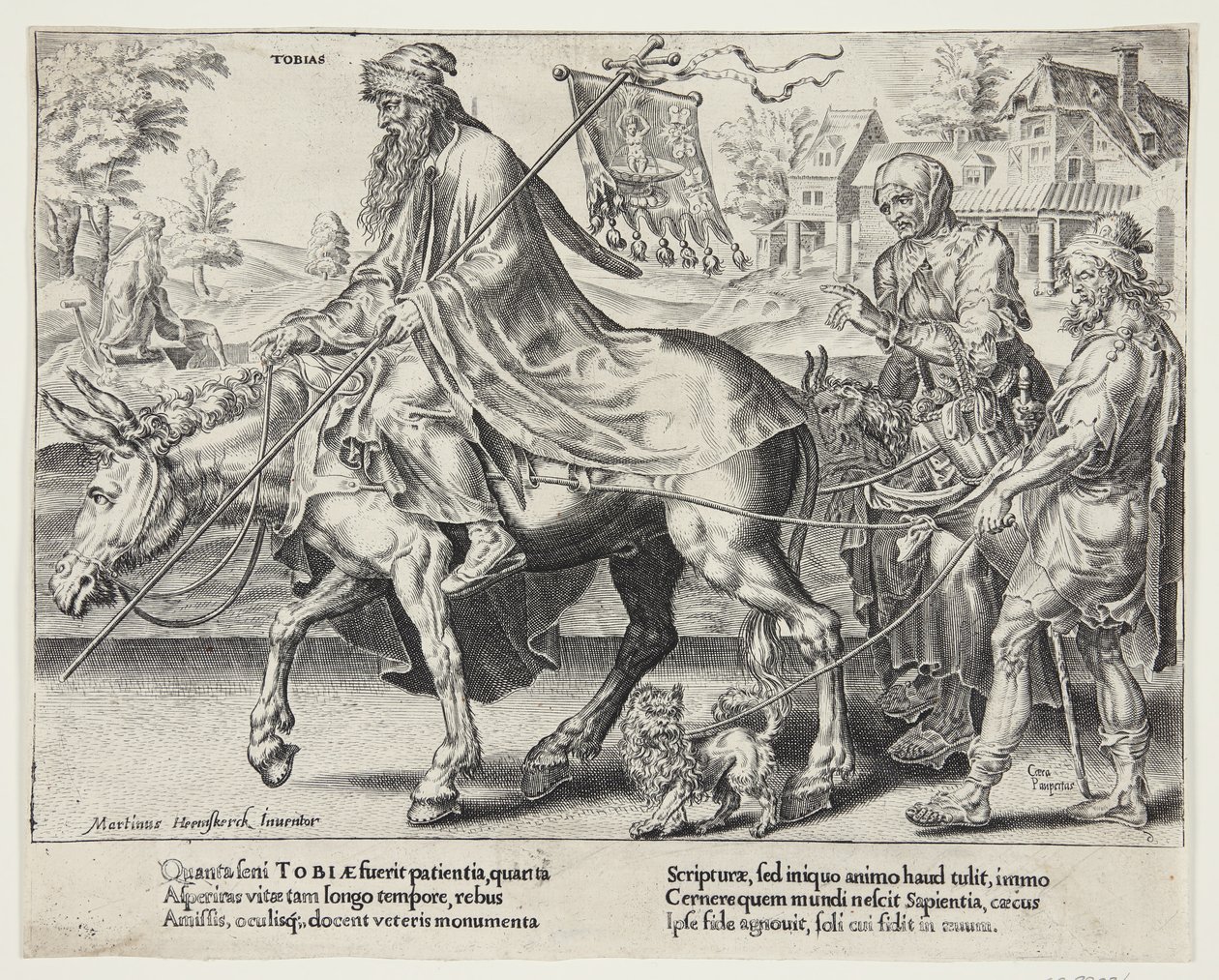 O triunfo de Tobit de Dirck Volckertsz. Coornhert