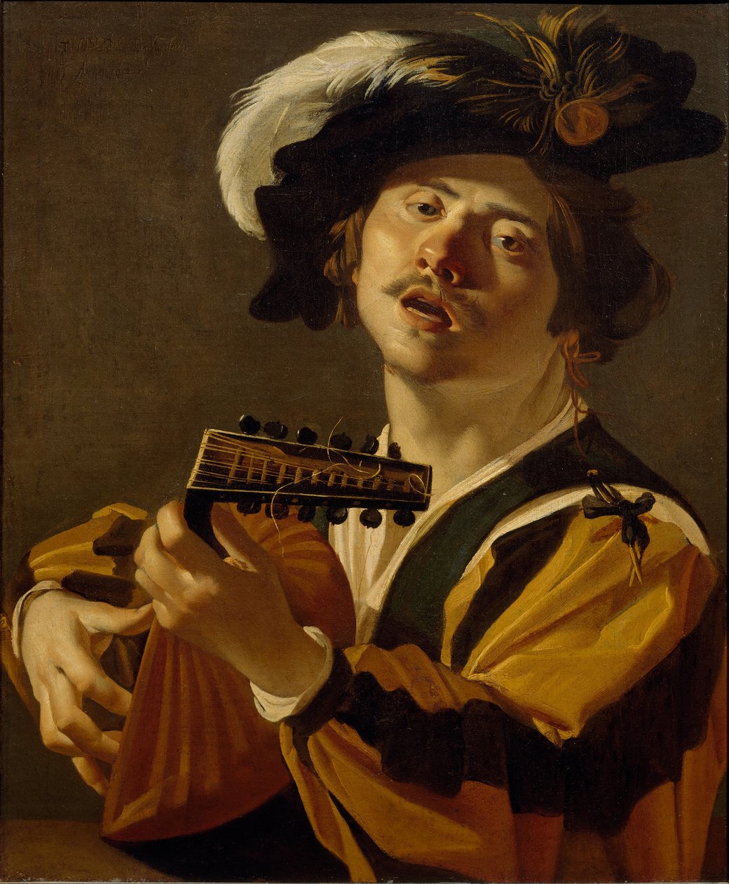 O tocador de alaúde de Dirck van Baburen