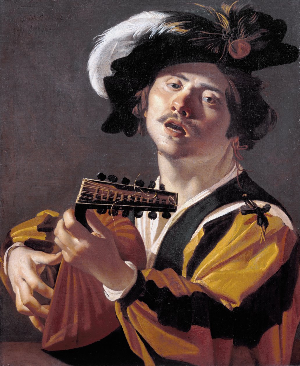 O tocador de alaúde de Dirck van Baburen