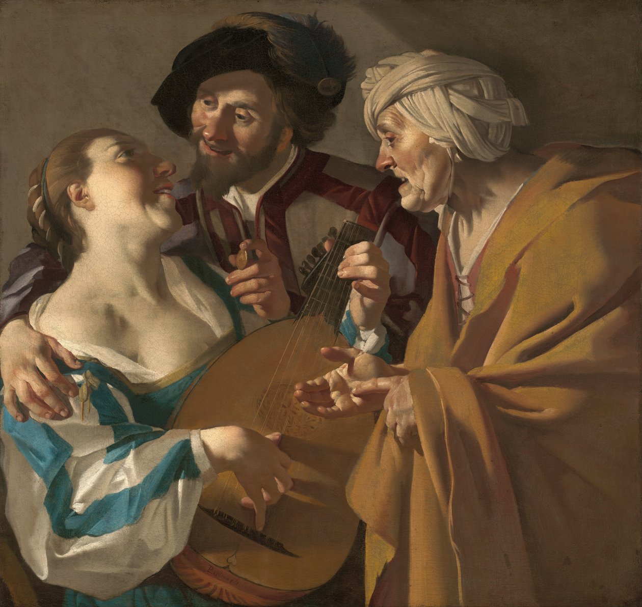 The Procuress de Dirck van Baburen