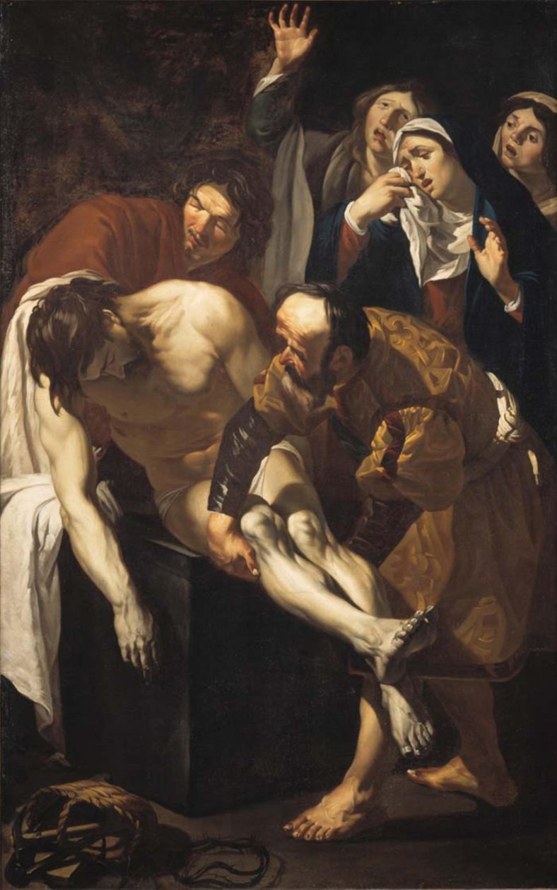 O transporte do corpo de Cristo para o túmulo de Dirck van Baburen