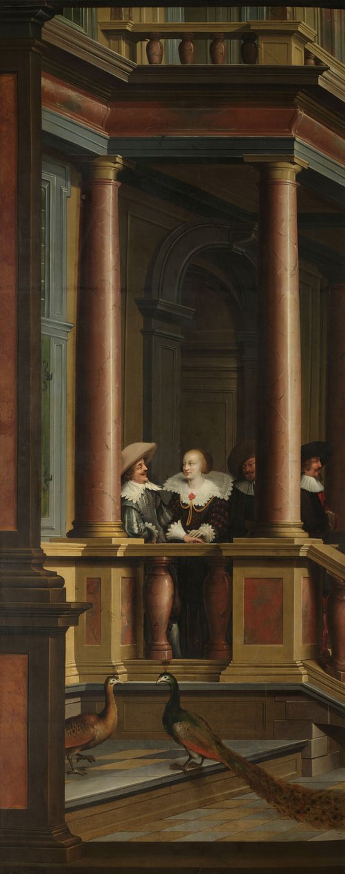 Uma Sequência Decorativa de Sete Partes: A Escadaria Externa de Dirck van Delen