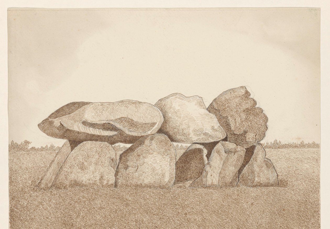 Hunebed perto de Tynaarlo de Dirk Arnoldus Tavenraat