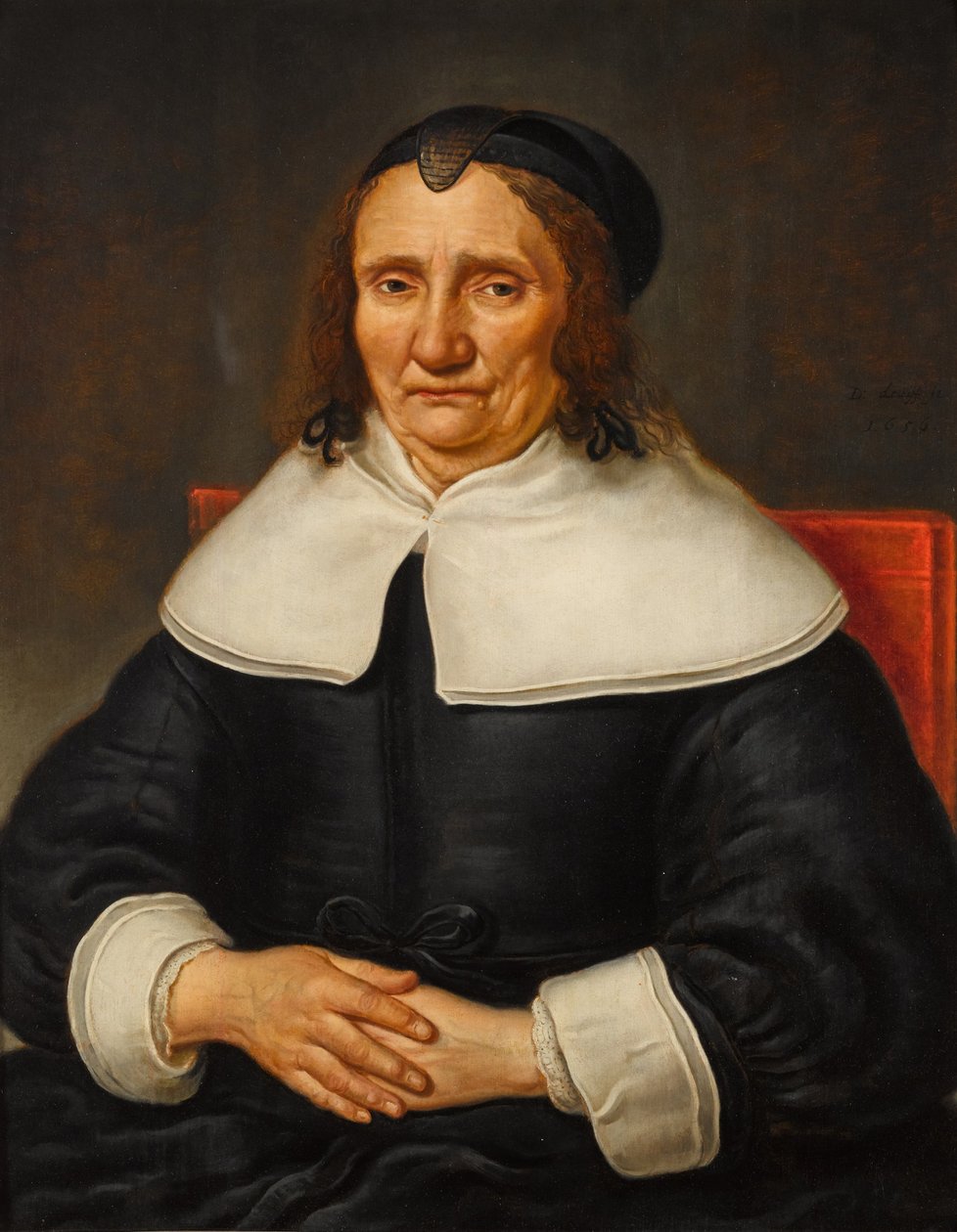 Retrato de uma mulher desconhecida de Dirk Druyf