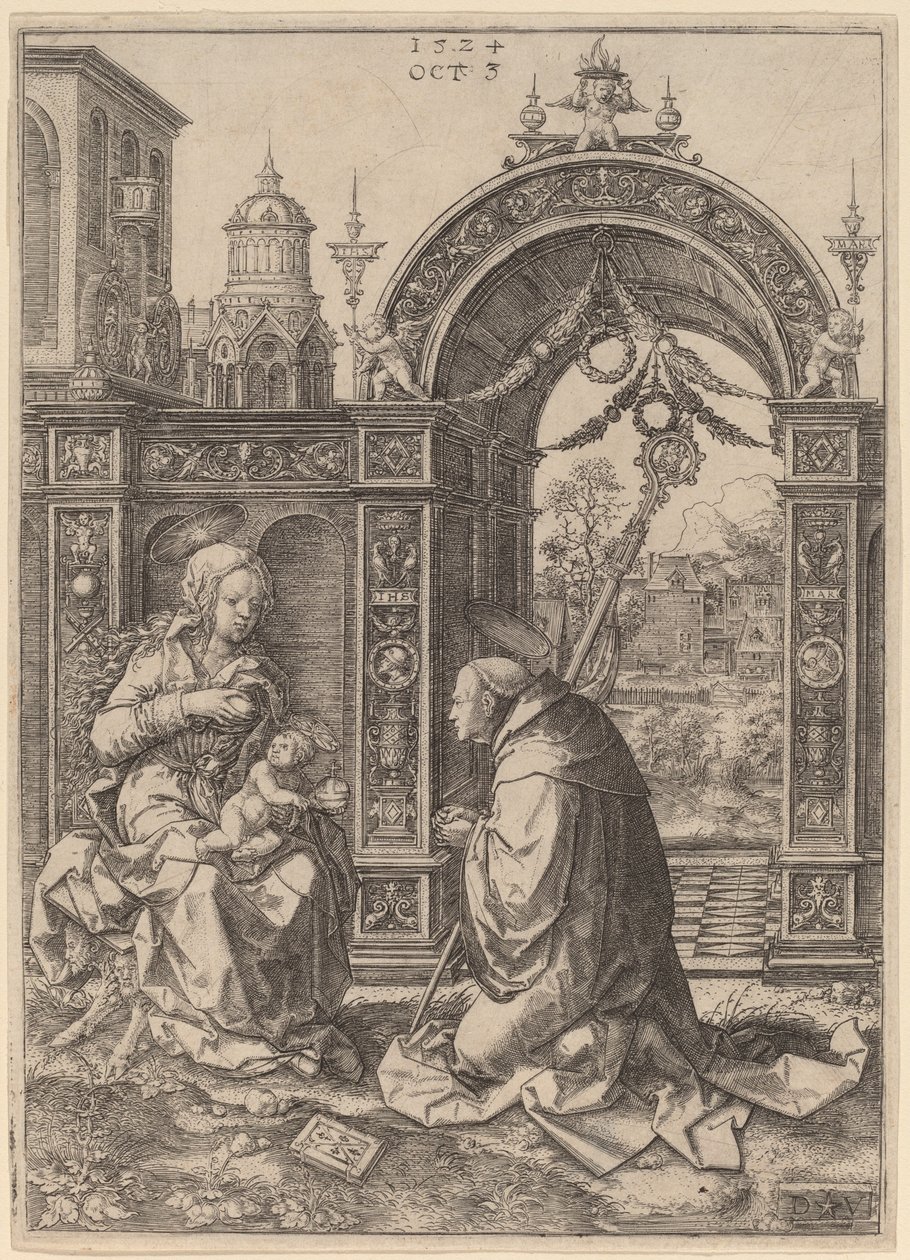 A Visão de São Bernardo de Dirk Jacobsz Vellert