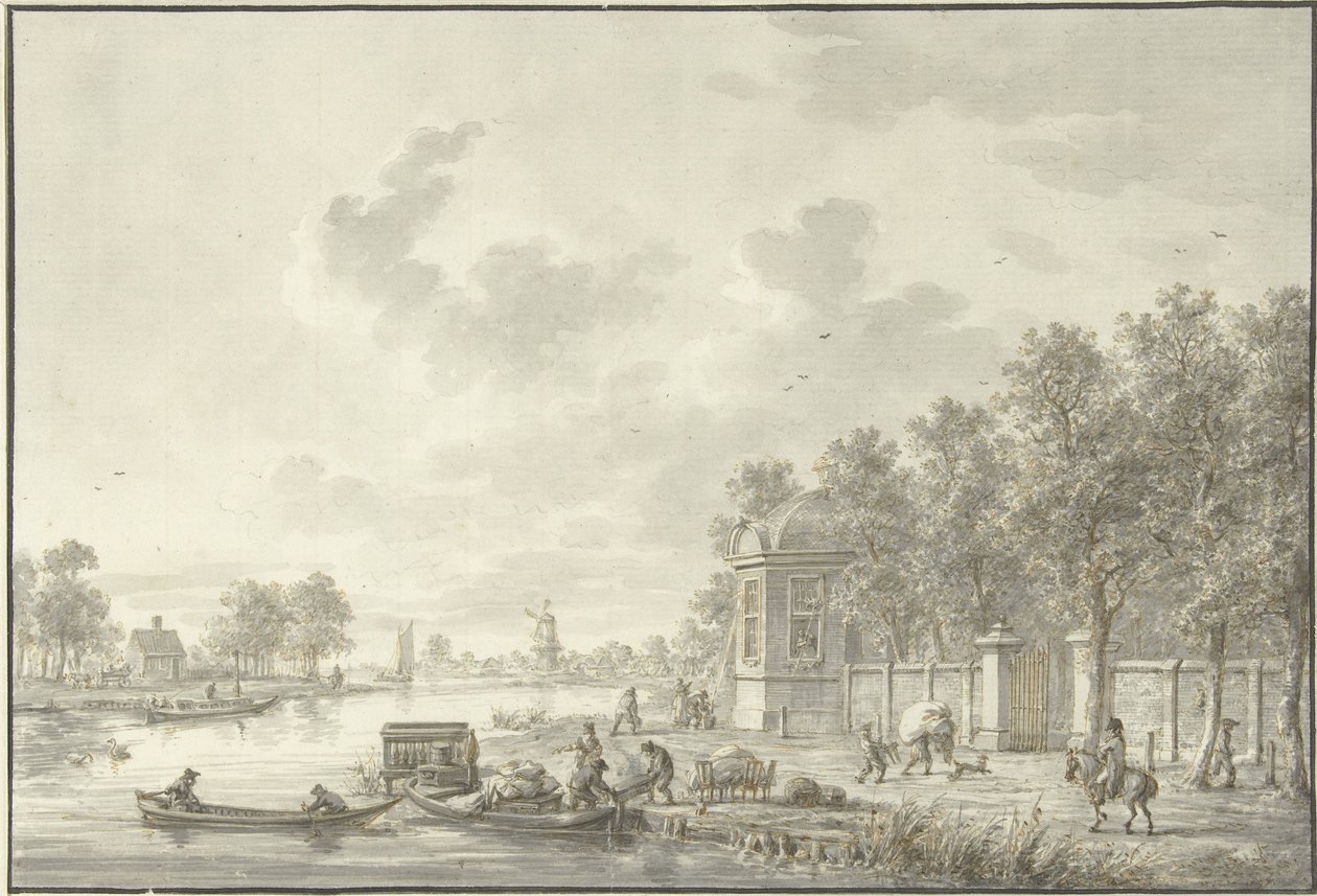 Vista do Spaarne de Dirk Langendijk