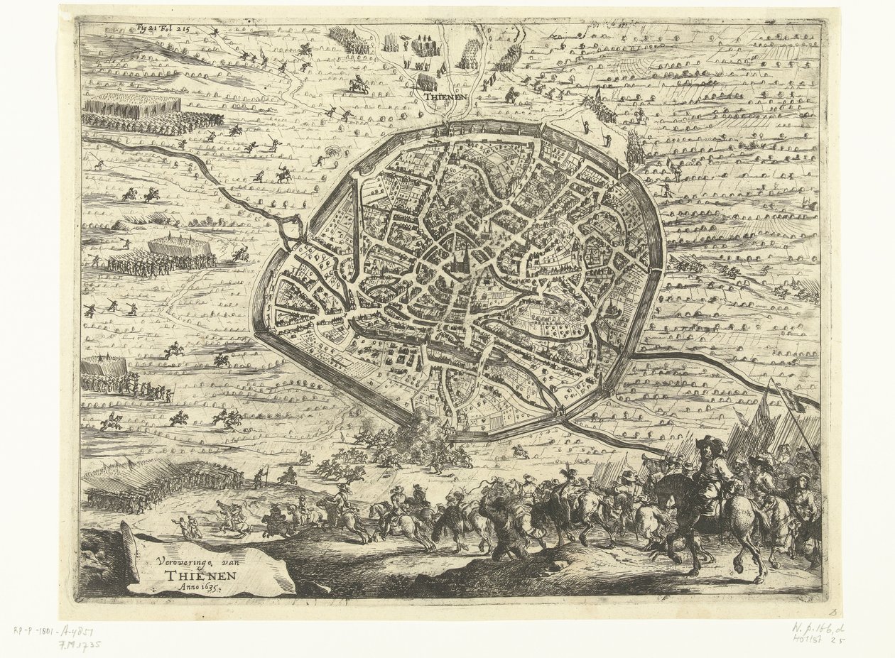 Conquista de Tienen, 1635
Conquista de Thienen Anno 1635 (título sobre o objecto) de Dirk Stoop