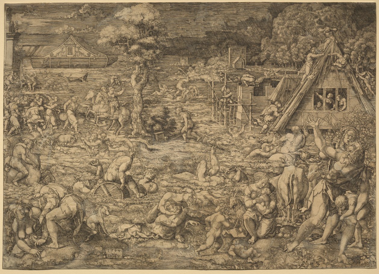 O dilúvio. de Dirk Vellert