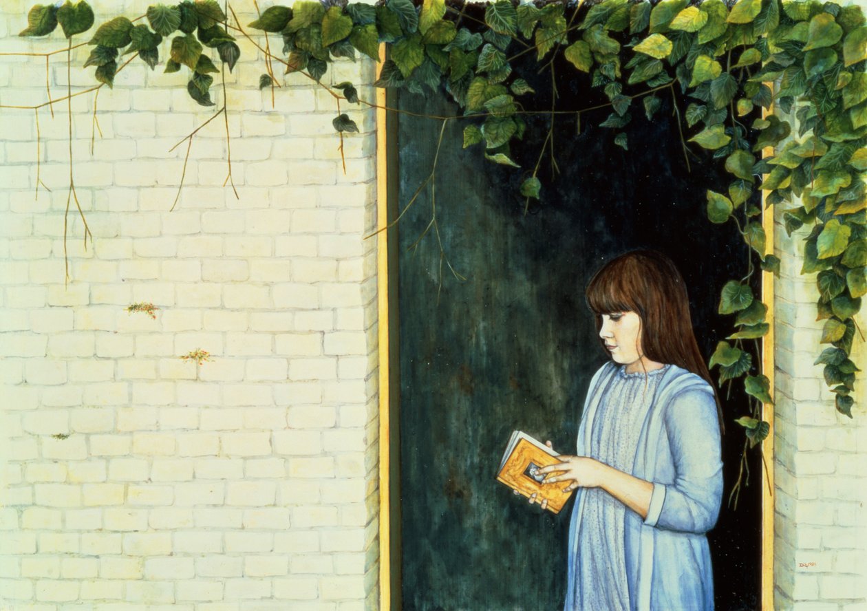 Menina de leitura de Ditz