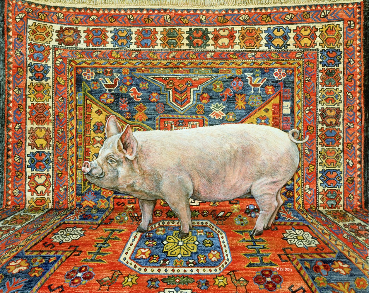 Porco Tapete Singleton de Ditz