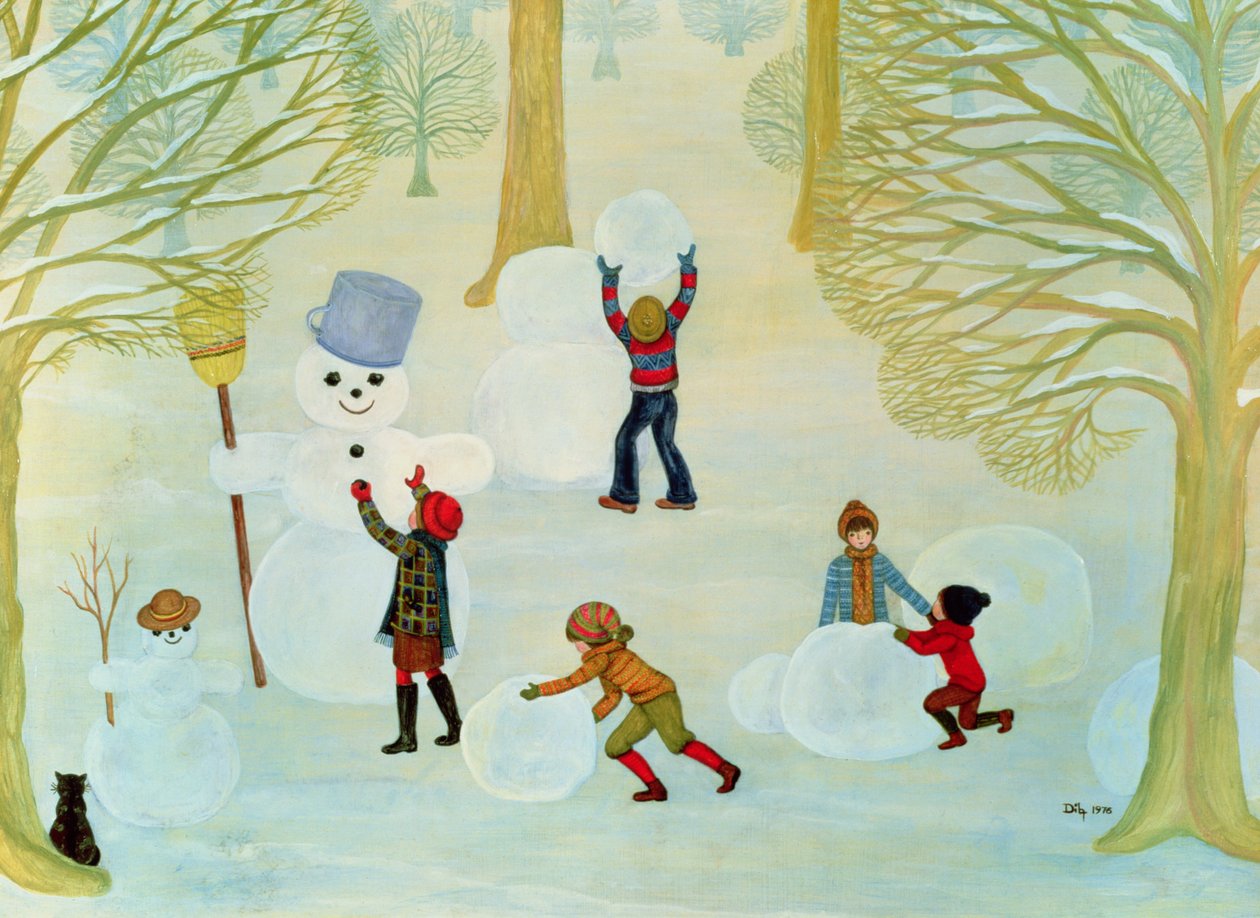 Bonecos de neve de Ditz