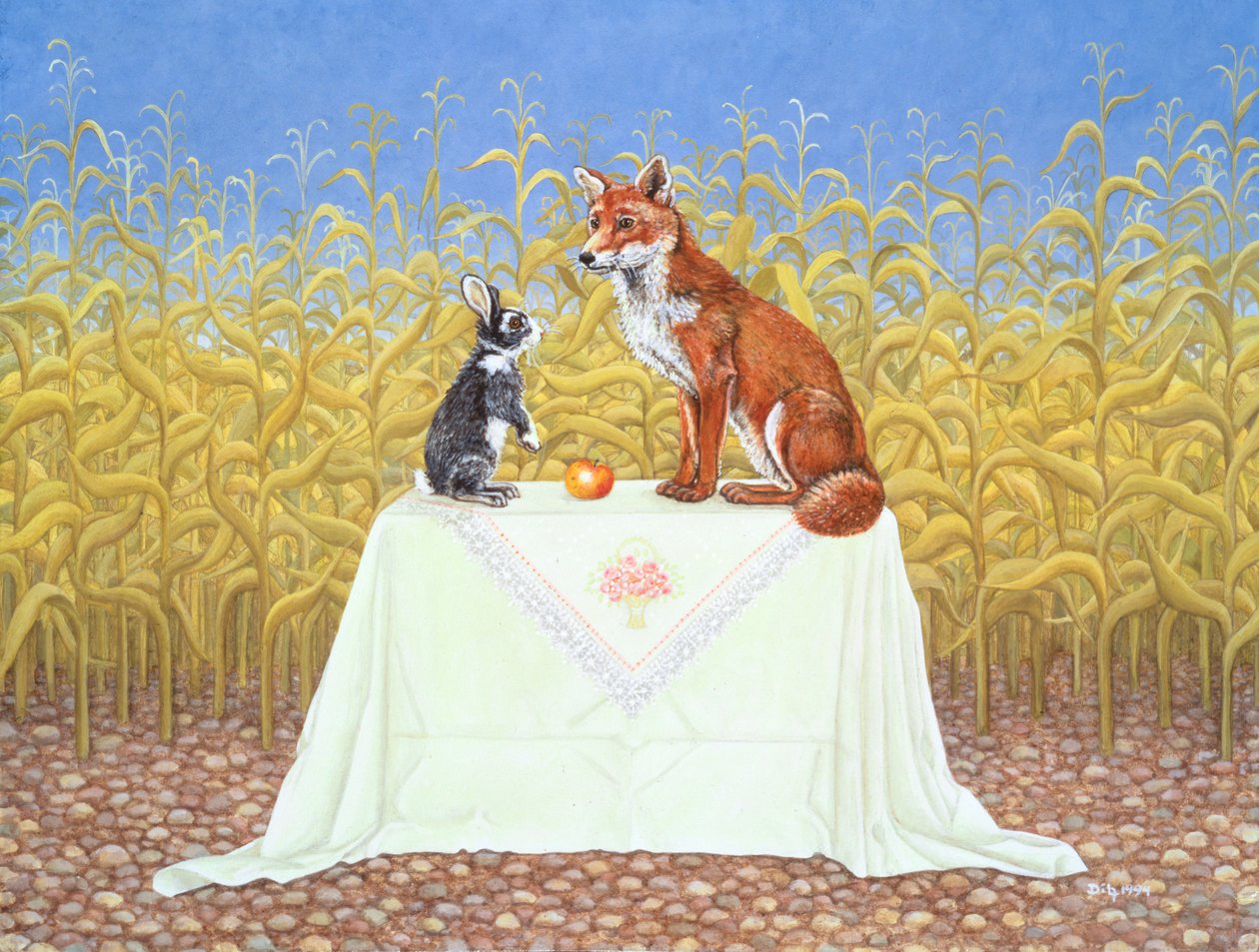 A Mesa-maçã de Ditz Ditz