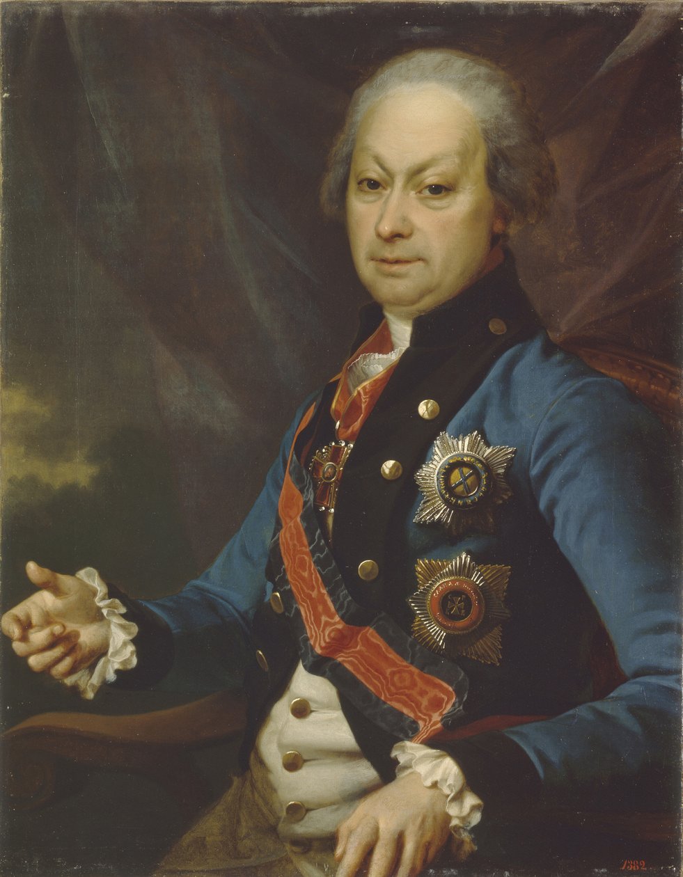 Retrato de Alexey Melgunov 1722-1788, 1790 de Dmitri Grigorievich Levitsky