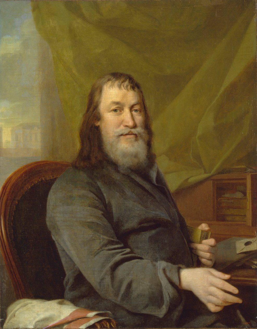 Retrato de Ivan Kharitonovich Bilibin, o Grande, 1801 de Dmitri Grigorievich Levitsky