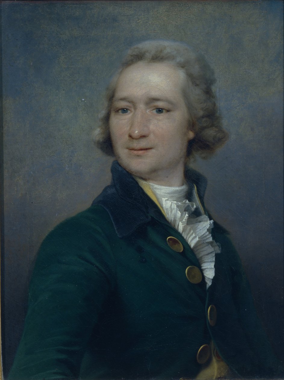 Retrato do poeta Ivan Ivanovich Dmitriev 1760-1837 de Dmitri Grigorievich Levitsky