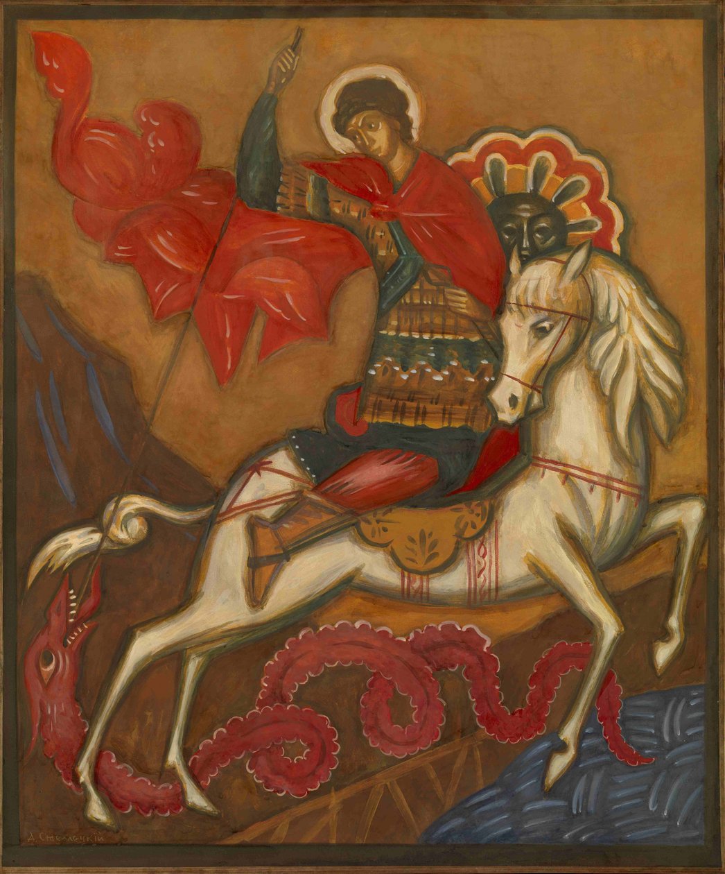 São Jorge e o Dragão de Dmitri Semyonovich Stelletsky