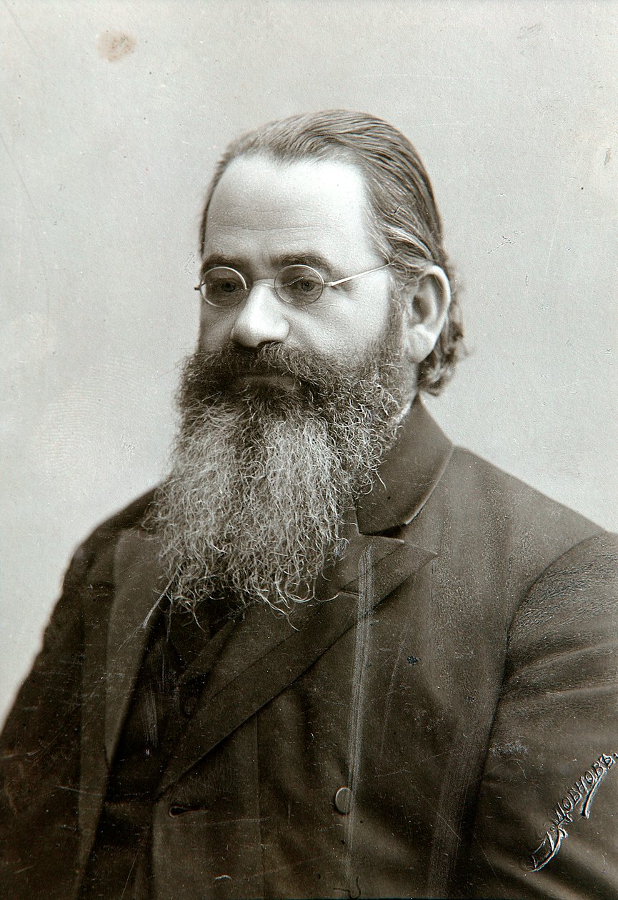 Semyon Vengerov, crítico literário e historiador russo, década de 1890 de Dmitri Spiridonovich Zdobnov