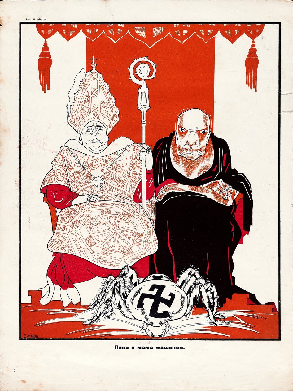 Papa e Mamãe: Fascista, início dos anos 1930. de Dmitri Stachievich Moor