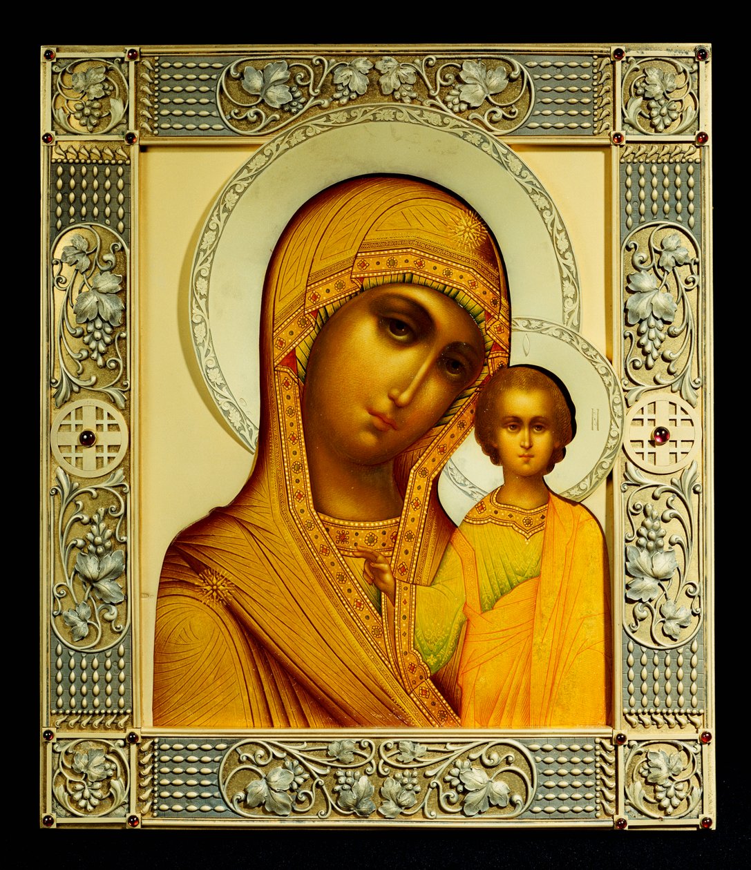 Ícone da Virgem Kazanskaya, Moscou de Dmitrii Smirnov