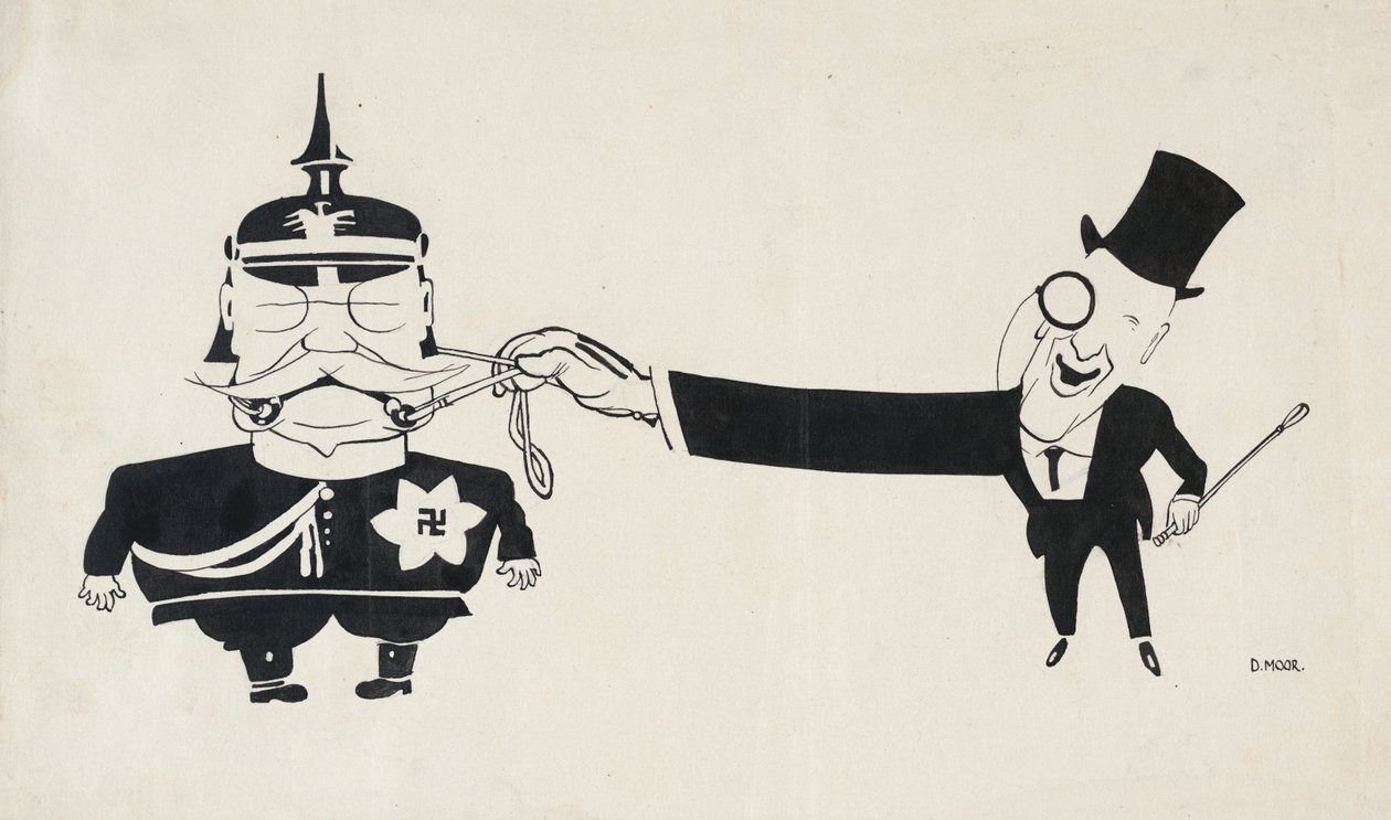 O capitalismo e o militarismo alemão são grandes amigos, 1920-1925. de Dmitriy Stakhievich Moor