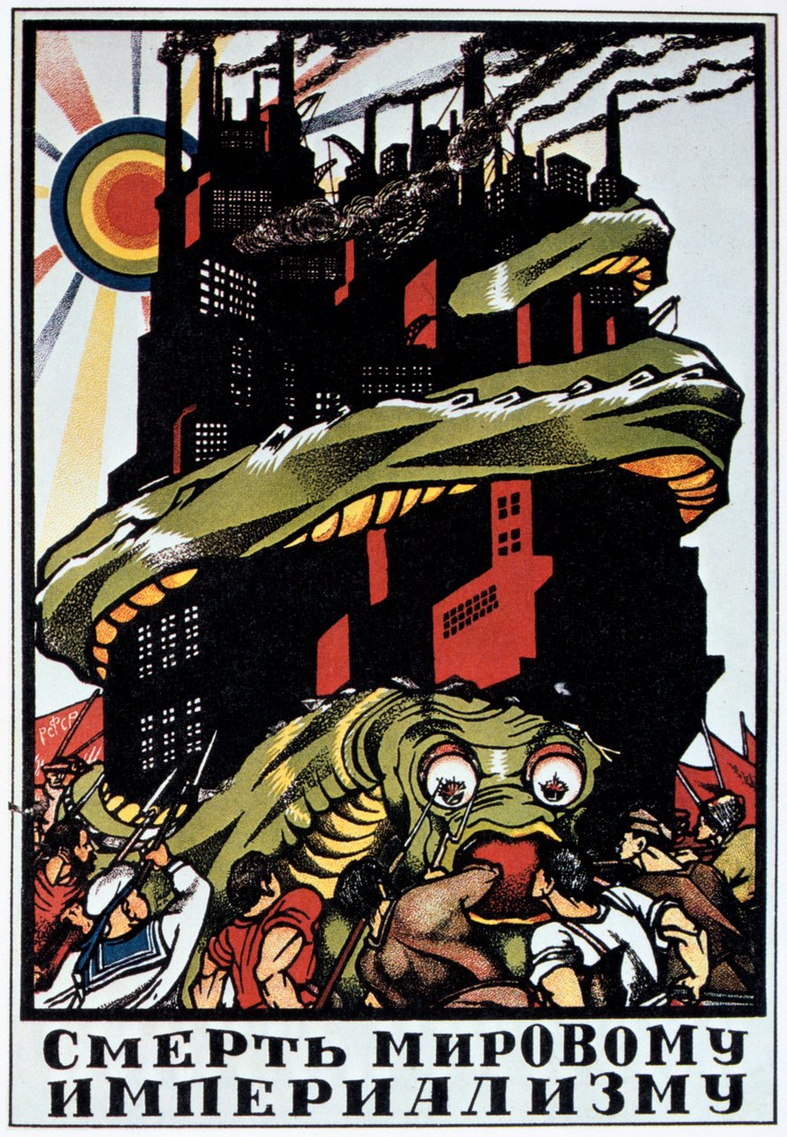 Pela morte do imperialismo mundial, 1920 de Dmitriy Stakhievich Moor