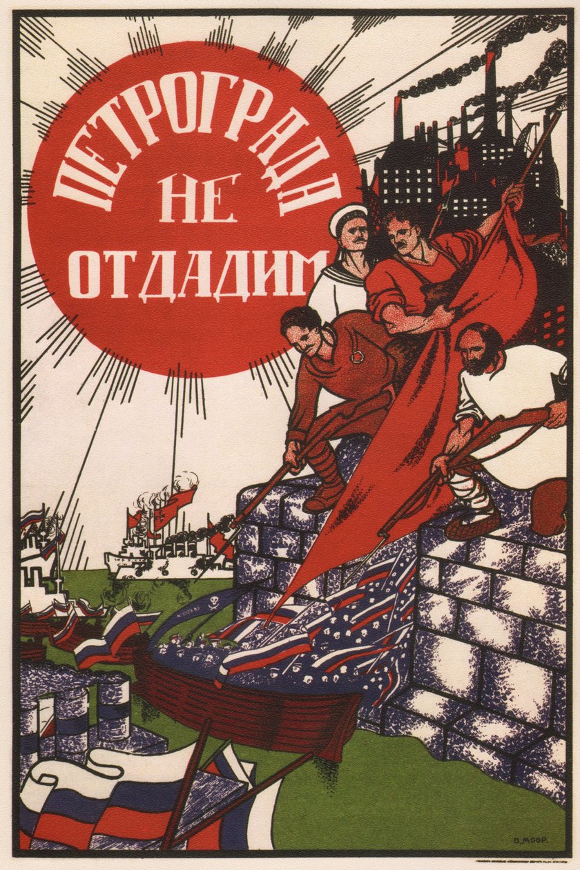 Petrogrado não se rende, 1919 de Dmitriy Stakhievich Moor