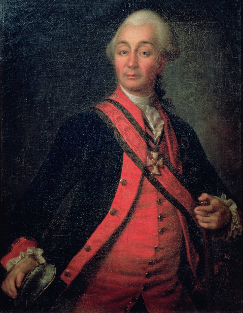 Retrato do marechal-de-campo Generalíssimo, conde Aleksandr Vasilievich Suvorov (1729-1800), 1786 de Dmitri Grigorievich Levitsky
