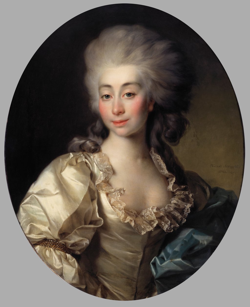 Retrato da Condessa Ursula Mnishek de Dmitry Levitzky