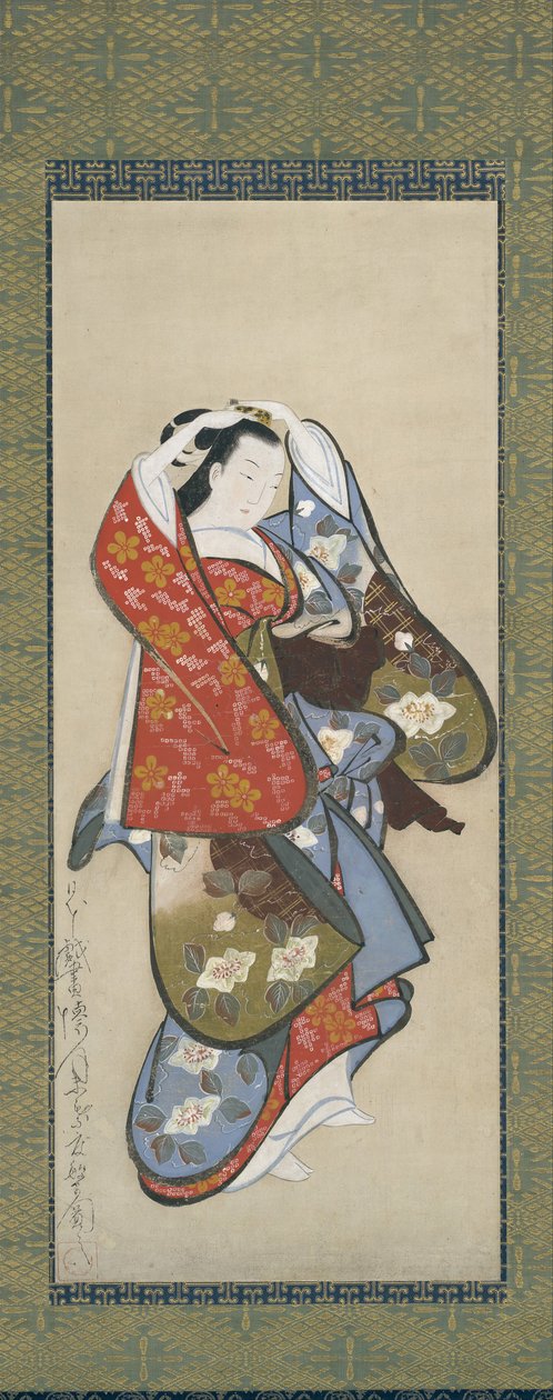 Mulher bonita, século 18. de Dohan Kaigetsudo