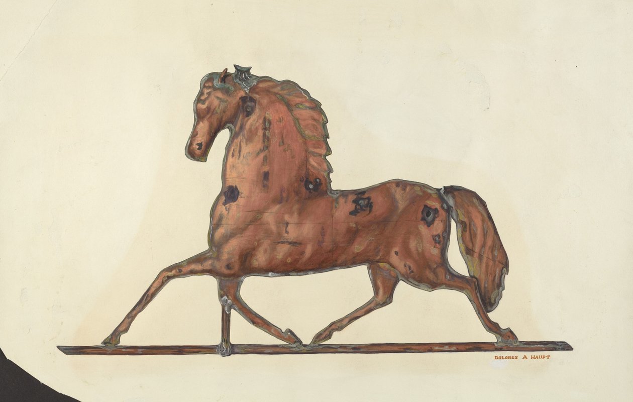 Cavalo Cata-vento de Dolores Haupt