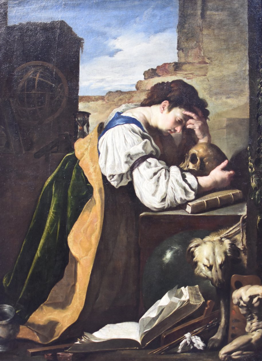 Mélancolie - Domenicco Fetti - 1620 de Domenicco Fetti