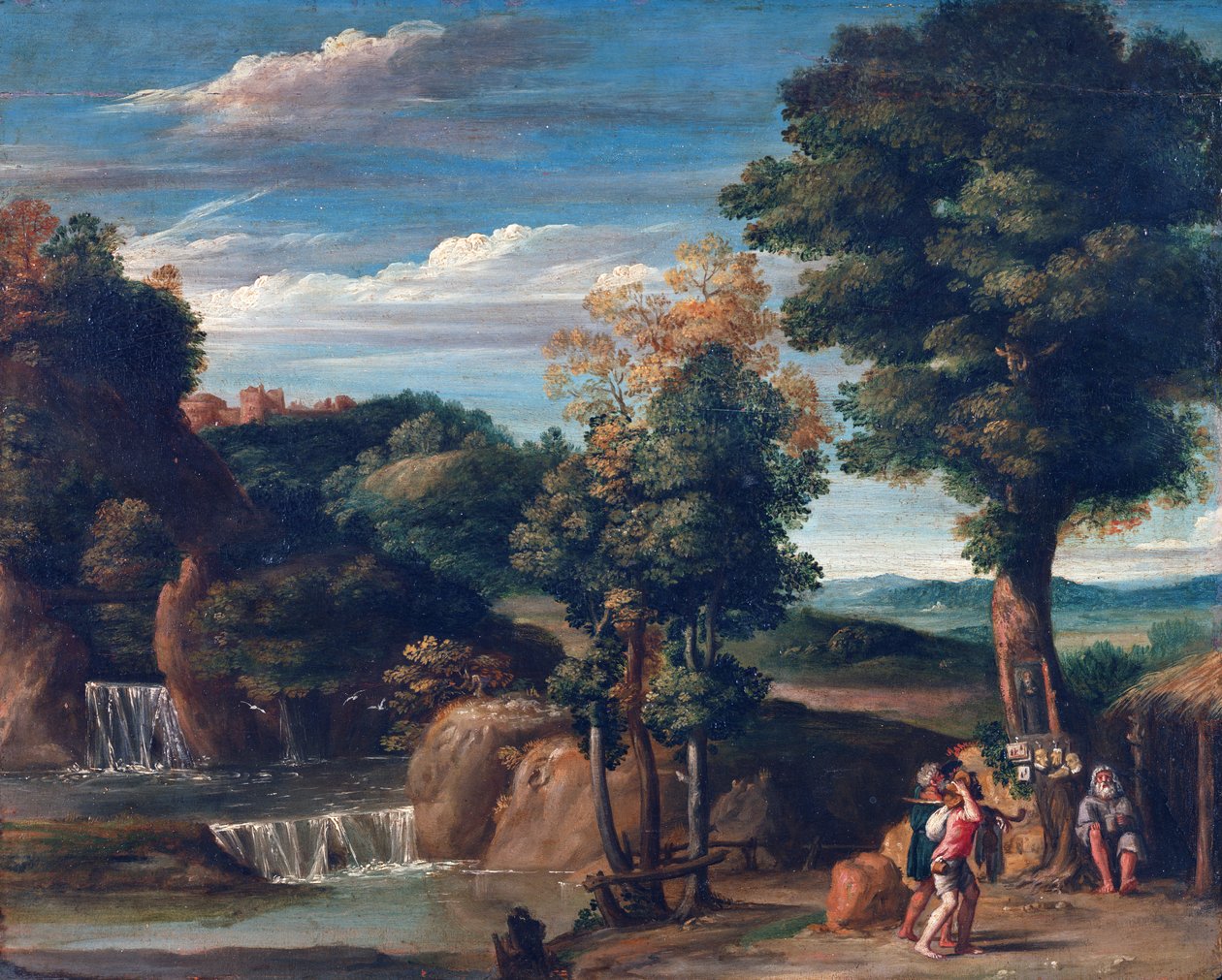 Paisagem com um eremita de Domenichino