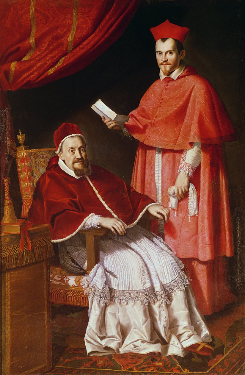 Retrato do Papa Gregório XV e Ludovico Ludovisi de Domenichino