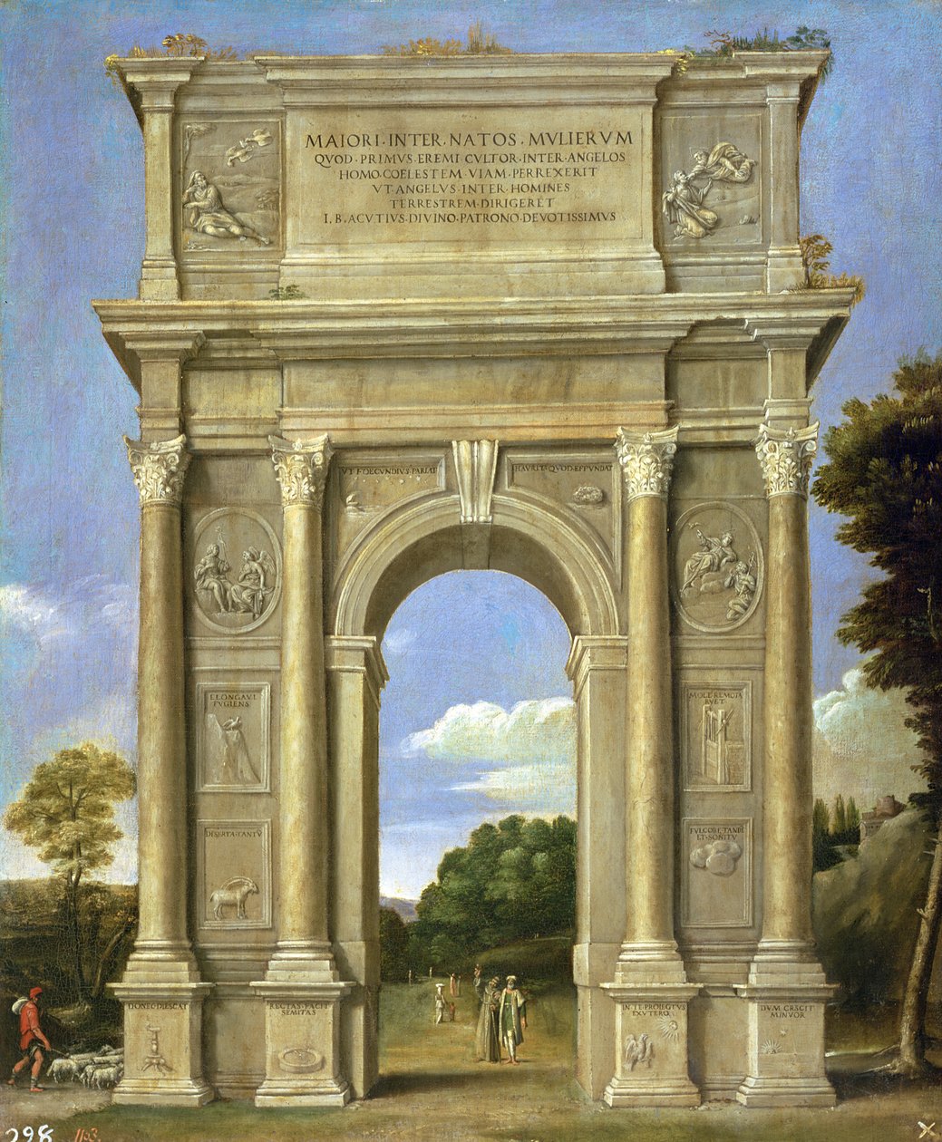 O arco do triunfo de Domenichino
