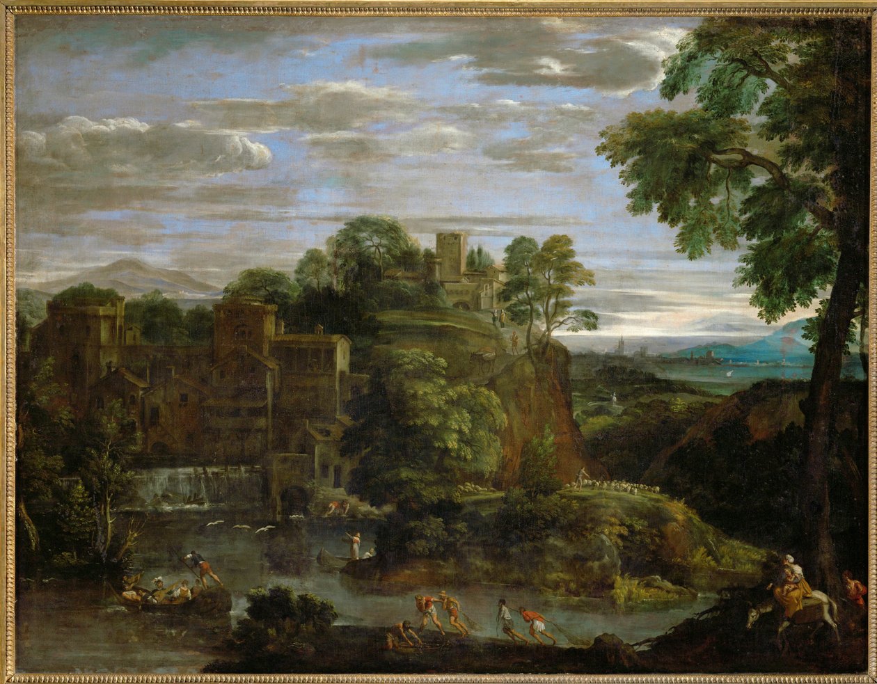 Voo para o Egito ... de Domenichino (1581 1641)